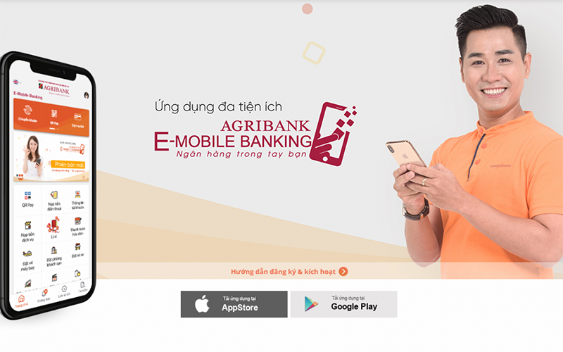 Đăng ký e-mobile banking agribank qua điện thoại - Bước 4