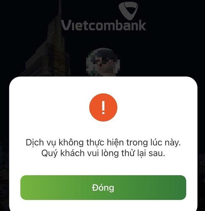 Nguyên nhân app Vietcombank bị lỗi không đăng nhập được