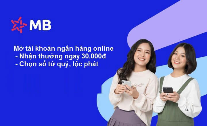 Top 10 Ngân Hàng Mở Tài Khoản Online - MBBank