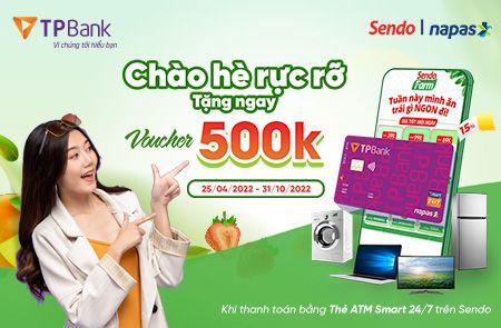 Mở tài khoản ngân hàng TP Bank nhận 500k