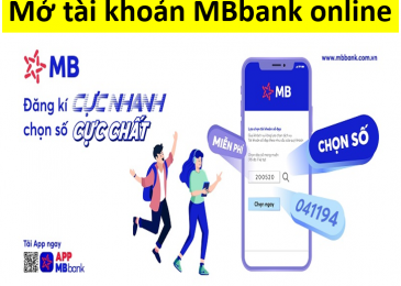Cách đăng ký mở tài khoản ngân hàng Mbbank online số đẹp miễn phí 2023