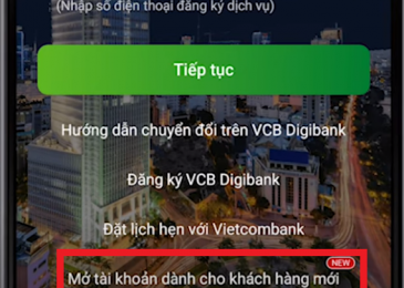 Giới thiệu đăng ký mở tài khoản App Vietcombank nhận 100k