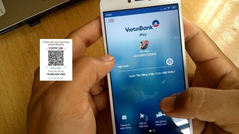 Cách đăng nhập Vietinbank iPay trên điện thoại - Bước 1