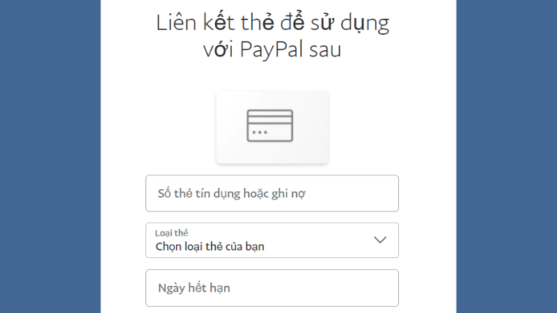 cách liên kết Paypal với tài khoản Vietinbank