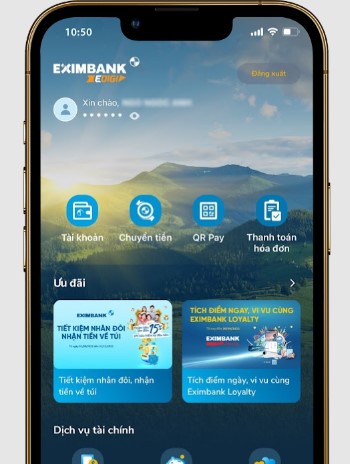 Cách mở tài khoản Eximbank online 