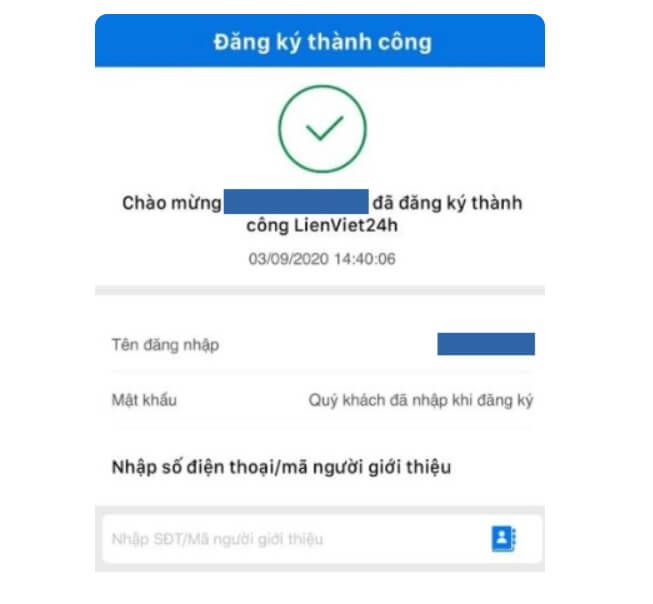 mở tài khoản Liên Việt Post Bank Online