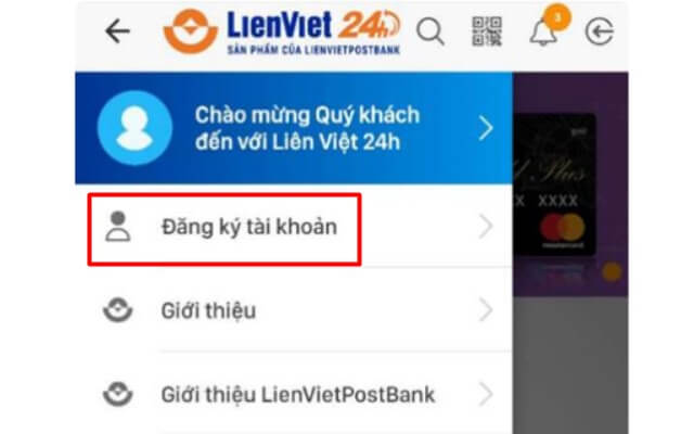 mở tài khoản Liên Việt Post Bank Online