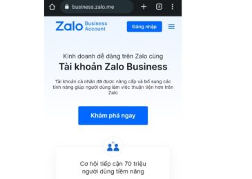 Cách đăng ký Zalo Business trên điện thoại đơn giản nhất 2023
