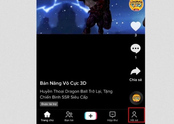 bước 1 cách hủy xóa tài khoản tiktok