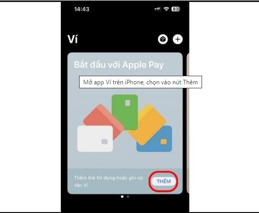 Cách add thẻ vào Apple Wallet