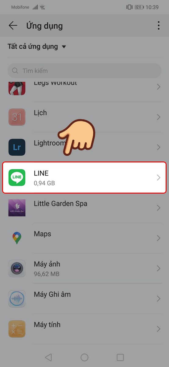 Cách đăng xuất tài khoản LINE trên điện thoại Android 2
